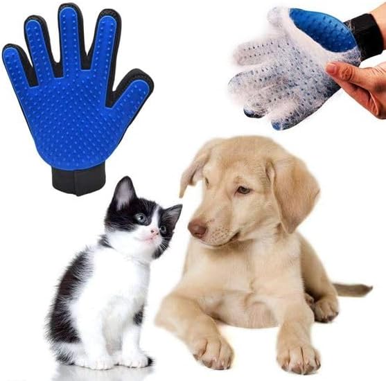 Alternative view of Evcil Hayvan Tüy Toplama ve Kaşıma Eldiveni, Kedi ve Köpekler İçin Nazik Masaj Etkili Tarama Aksesuarı
