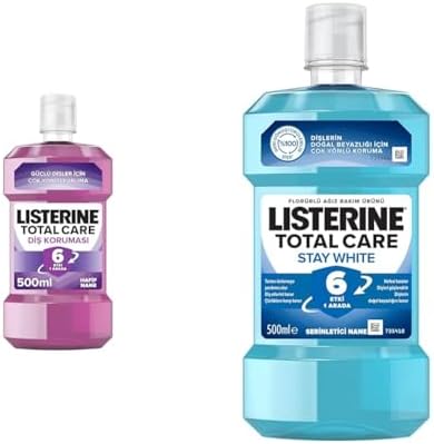 Total Care Diş Koruması Ağız Bakım Suyu 500 ml ve  Total Care Günlük Ağız Bakım Suyu 500 ml