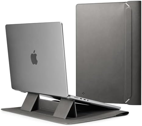 16 inç / 15 inç MacBook & Notebook Laptop Taşıma Çantası Valentinus S Sleeve Gray - AFA06424