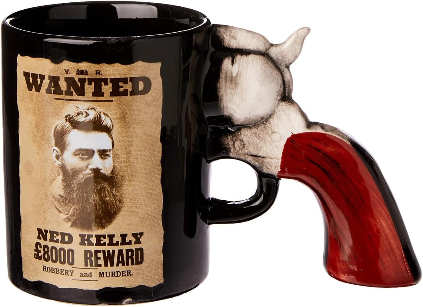 3D Silah Tasarım Kupa Bardak - Ned Kelly Aranıyor