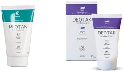 Deotak Fresh Krem Deodorant 35 ml 1 Paket(1 x 35 ml) x Hassas Ciltler İçin Soft Krem Deodorant (35 ml)