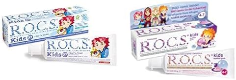 Kids 3-7 Yaş Florürsüz Diş Macunu Meyve Külahı Tadında (1 x 45 g) ve Kids 4-7 Yaş Diş Macunu Balon Sakızı 45G