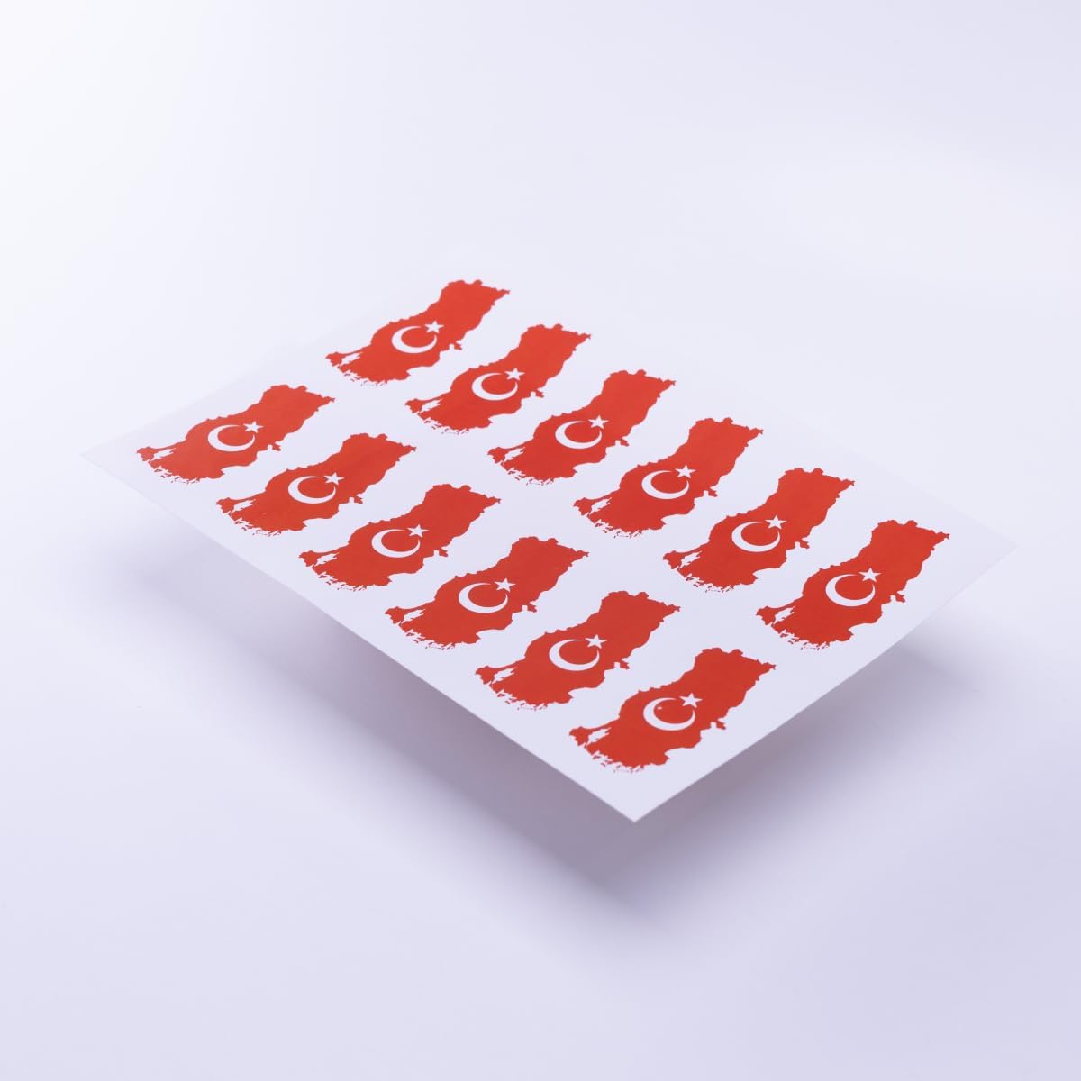 Türkiye haritası temalı sticker, A5 2 adet