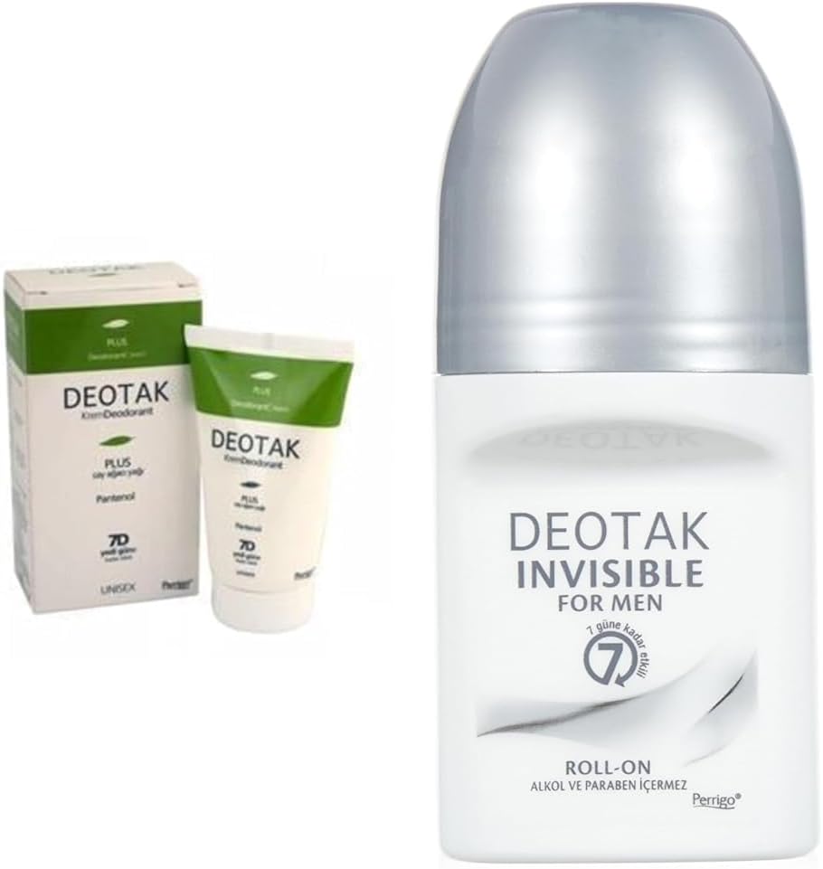 Alternative view of Deotak Plus Krem Deodorant 35 ml 1 Paket(1 x 35 ml) x Erkekler için Invisible Roll-On Deodorant (35 ml)