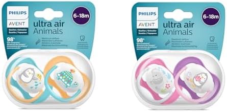 Avent SCF080/07 Ultra Air Emzik (6-18 Ay) Erkek & SCF080/08 Ultra Air Emzik (6-18 Ay) Kız