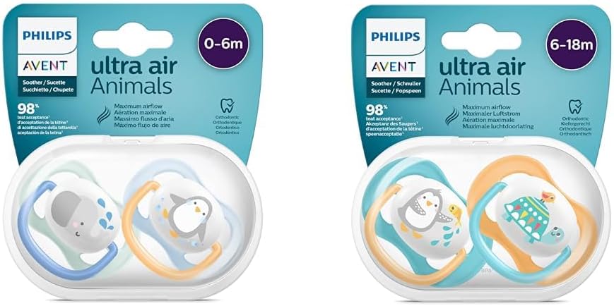 Alternative view of Avent SCF080/05 Ultra Air Emzik (0-6 Ay) Erkek & SCF080/07 Ultra Air Emzik (6-18 Ay) Erkek