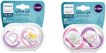 Alternative view of Avent SCF080/06 Ultra Air Emzik (0-6 Ay) Kız & SCF080/08 Ultra Air Emzik (6-18 Ay) Kız