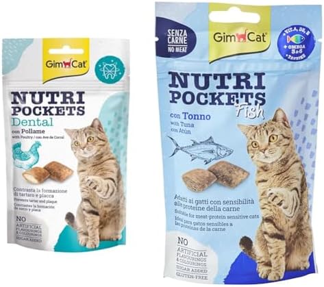 Alternative view of Gimcat Nutripockets Kedi Ödülü Dental 60Gr & Kedi Ödül Tableti Np Ton Balıklı, 60 g