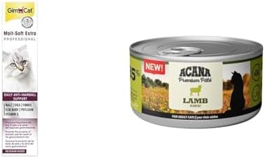 Alternative view of GimCat Malt Soft Vitamin Kombinasyonu, Her Yaştan Kediler için, 100 G & Acana Premium Pate (Ezme) Konserve Yaş Kedi Maması, Kuzu Etli, 85 Gr
