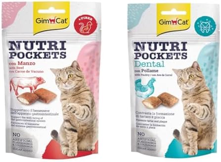 Alternative view of Gimcat Nutripockets Kedi Ödülü Biftek Malt, 60 Gr & Nutripockets Kedi Ödülü Dental 60Gr