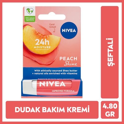 Böğürtlen Dudak Bakım Kremi, Böğürtlen Kokusu, 4.8 gr X3 + Şeftali Dudak Bakım Kremi 4,8 g, Şeftali Kokusu