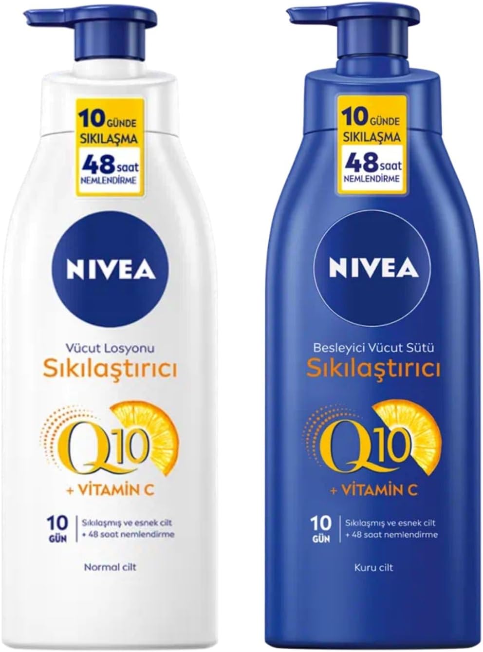Alternative view of Sıkılaştırıcı Vücut Losyonu Q10 + C Vitamini, 400 ml, 48 Saat Nemlendirme, 10 Günde Sıkılaşma, Normal Ciltler için + Sıkılaştırıcı Vücut Sütü Q10 + C Vitamini, 10 Günde Sıkılaşma,400 ml X2