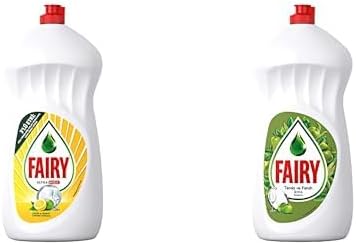 Ultra Hızlı Sıvı Bulaşık Deterjanı Limon ve Limonu, 1500 ml & Fairy Sıvı Bulaşık Deterjanı Elma, 650 ml