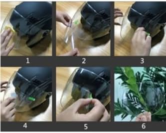 Tüm Kasklara Uyumlu Motorsiklet Kask Ön Cam Film Yağmur Buğ Engelleyici Su Kaydırıcı Cam Filmi Yağmur Engelleyici Damla Kaydırıcı Film