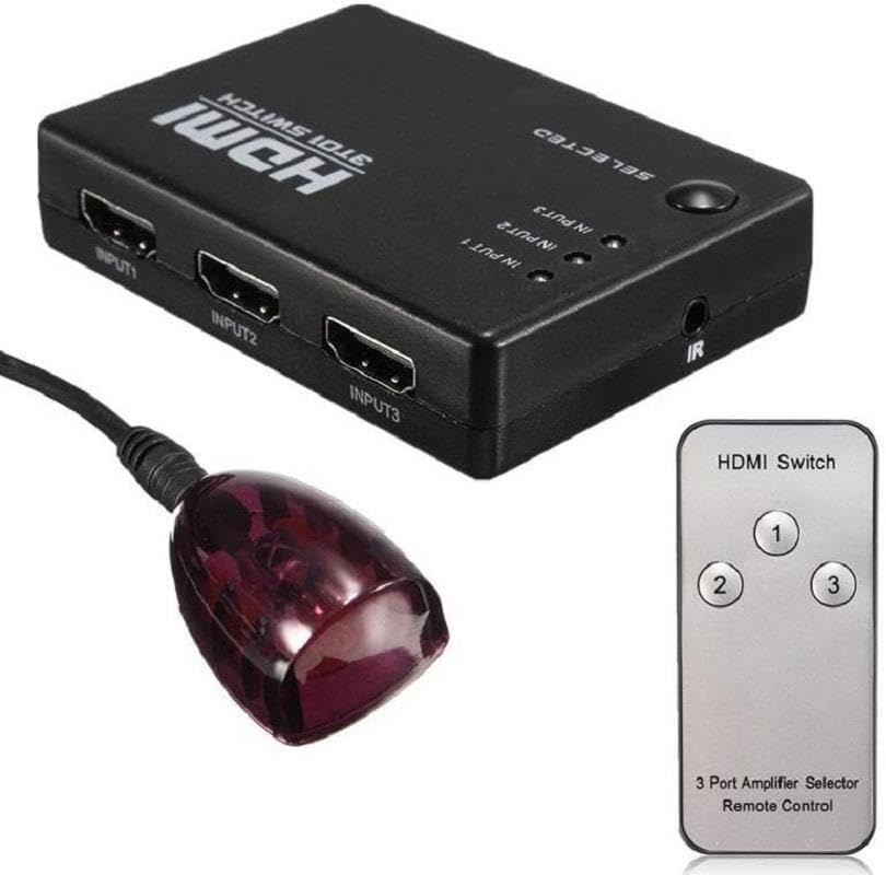 Alternative view of 3 Port Hdmi Switch Çoklayıcı Çoğaltıcı Kumandalı