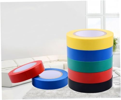 5 Adet Elektrik Bandı,Pvc Bant,10 Metre (Renkli)