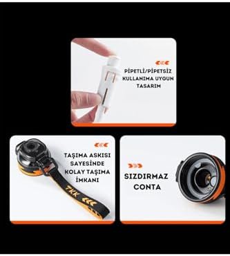 TKK 1000ml Pipetli/Pipetsiz Kullanıma Uygun Taşıma Askılı Sızdırmaz Tritan Sport Matara (Mor)