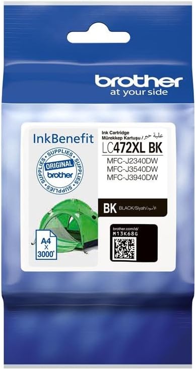 LC472XLBK Siyah 3.000 Sayfa Kartuş MFC-J2340-J3540-J3940