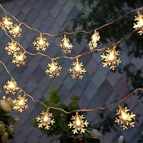 Kar Tanesi Led Işık Yılbaşı Aydınlatma Dekorasyon Işık Dekorasyon Aydınlatma Pilli 5 Metre 28 Kar Tanesi Gün Işığı Bahçe Aydınlatma Yılbaşı Ağacı Işığı Özel Gün Doğum Günü Parti Led Işık