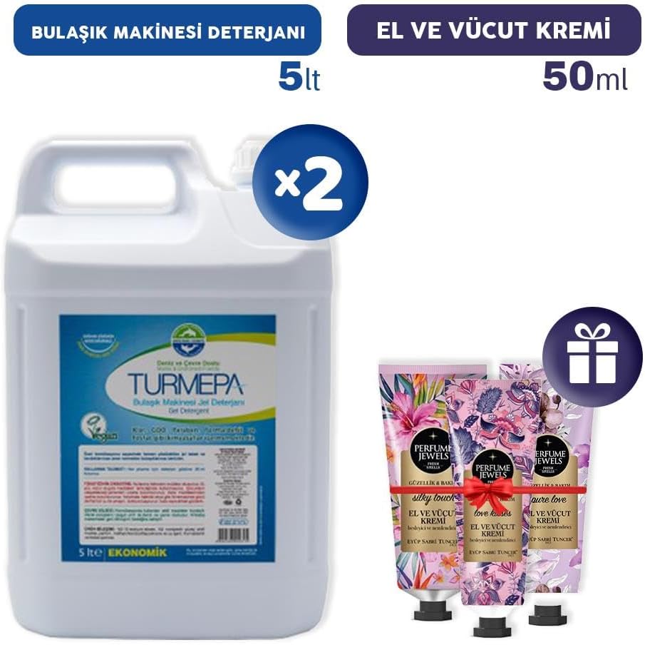 Alternative view of Bulaşık Makinesi Deterjanı 5 lt x 2, El Kremleri Hediye
