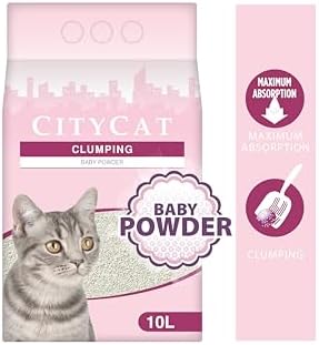 Alternative view of Sanicat City Cat Bebek Pudrası Kokulu Topaklanan Kedi Kumu 10L