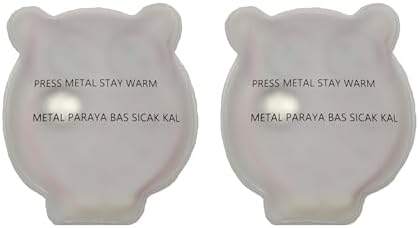 Renkli Cep Sobası,El Isıtıcı,2 Adet Su Torbası Pvc 9Cm
