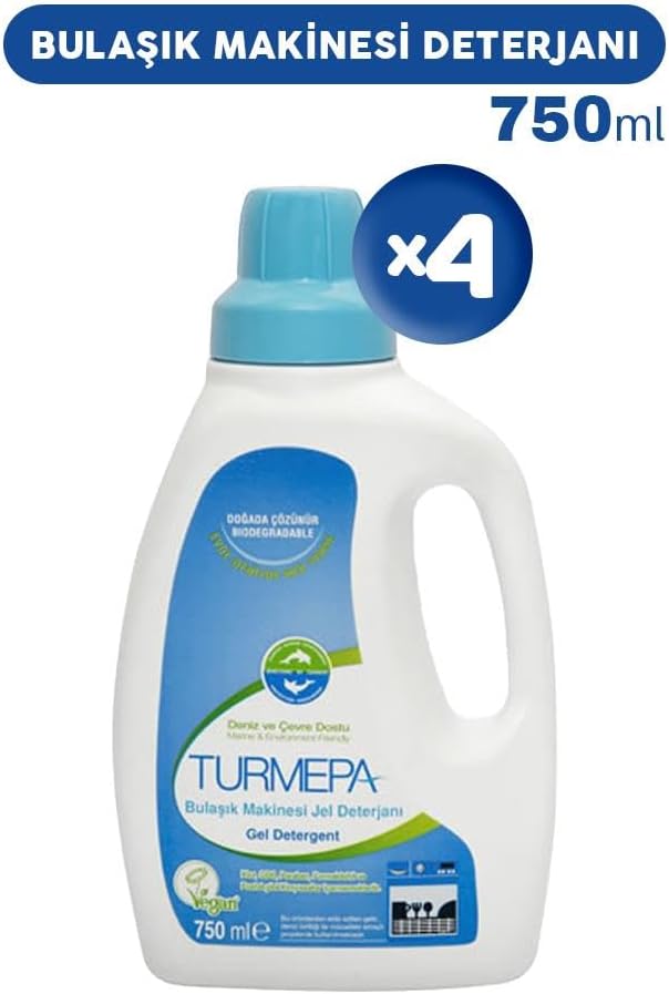 Alternative view of Jel Bulaşık Makinesi Deterjanı 750 ml x 4