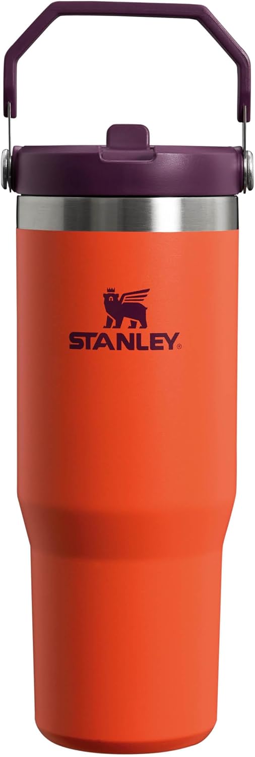 IceFlow Flip Straw Tumbler Pipetli Termos Bardak, 0.89 L