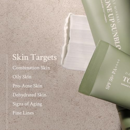 Alternative view of Village 11 Factory Daily Mineral Tone Up Sunblock SPF 50+ PA++++ 50ml - %100 Mineral & Ton Eşitleyici Beyazlık Bırakmayan Vegan Güneş Kremi