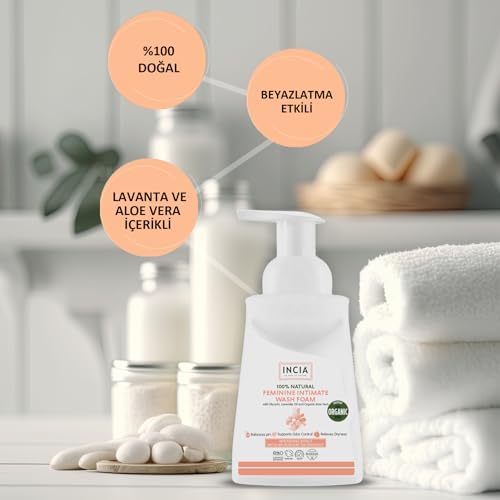 Incia Doğal İntim Yıkama Köpüğü Kadınlar İçin 200 ml