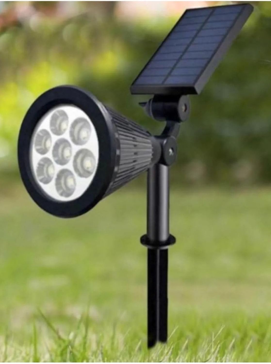 Alternative view of Solar Kazıklı Çim Armatür 7w Güneş Enerjili Led Çim Lambası Bahçe Ağaç Aydınlatma Lambası (Gün Işığı)