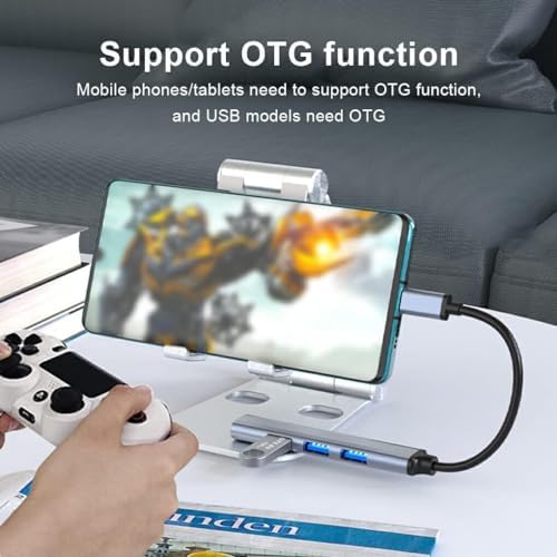 USB Çoğaltıcı Adaptör USB 3.0 Çoklu Bağlantı Noktalı Dağıtıcı Seyahat Laptop PC Notebook Bilgisayar Adaptörü Ev Ofis Kullanımına Uygun C809
