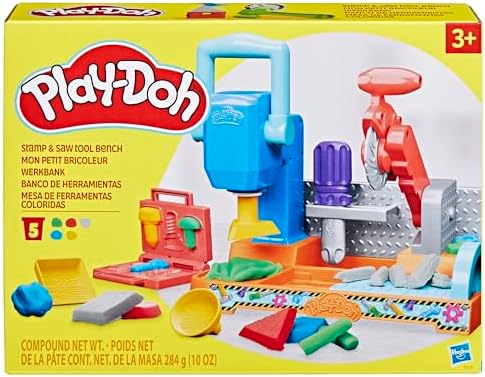 Play-Doh Damga ve Testereli Alet Tezgahı Oyun Seti