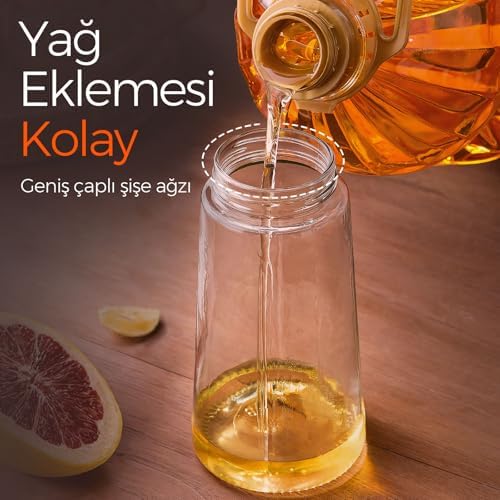 YARRAMATE 2'si 1 arada yağ püskürtücü, 470 ml yeşil püskürtme şişesi, gıda maddelerine uygun, yemek pişirmek için spreyi, yüksek kaliteli, sıcak hava fritözü için Dispenser