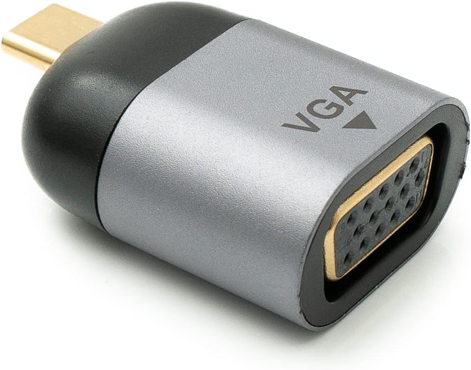 Type-C to VGA Çevirici Adaptör - ve Notebook Uyumlu USB C to VGA Adaptör S1723