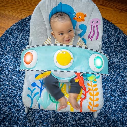 Baby Ocean Explorers Kick to It Opus Müzikli Bebekten Yürümeye Başlayan Müzik ve Işıklı Çocuk Salıncağı, 0-30 Ay Arası