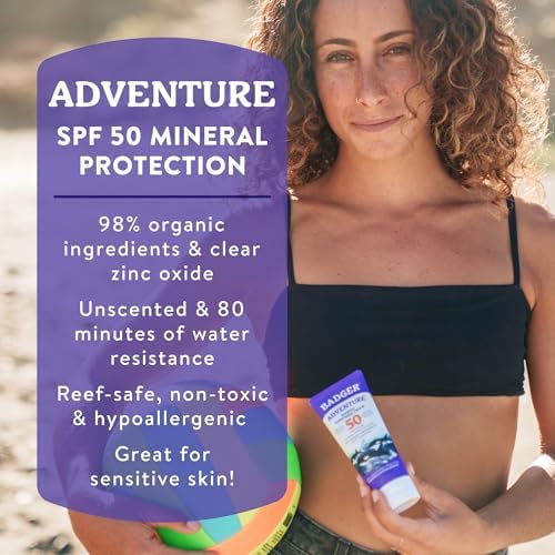 Badger Sporları Organik Güneş Kremi SPF50 87 ml