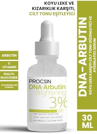 Alternative view of PROCSIN DNA-Arbutin Koyu Leke Karşıtı Cilt Tonu Düzenleyici ve Aydınlatıcı Serum 30 ML
