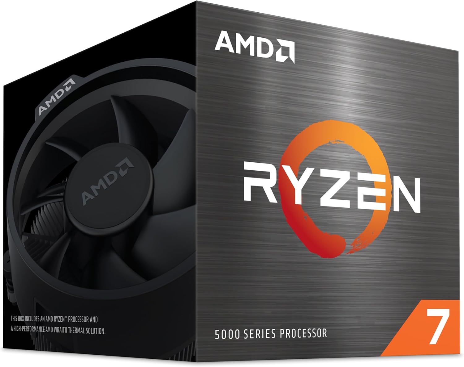 Alternative view of AMD Ryzen 7 5700 işlemci (8 çekirdek/16 dişli, 65 W TDP, AM4 soket, önbellek 20 MB, 4,6 GHz'e kadar frekans artırma, Wraith Spire soğutucu)
