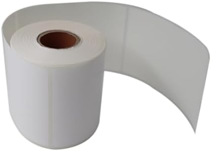 PP Opak Etiket 100mm x 150mm Ruloda 350 Adet 40mm Çapında Yırtılmaya Dayanıklı Etiket, Beyaz
