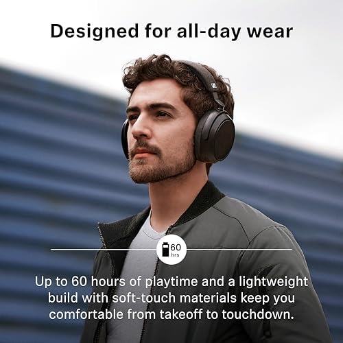 Momentum 4 - Kablosuz Kulak Üstü Bluetooth Kulaklık - ANC, 60 Saate Kadar Dinleme Süresi, Transparan Duyma Özelliği, Bluetooth 5.2 - Grafit
