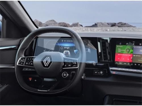 Renault Austral 12.3 inç Dijital Gösterge ile Uyumlu Ekran Koruyucu Şeffaf
