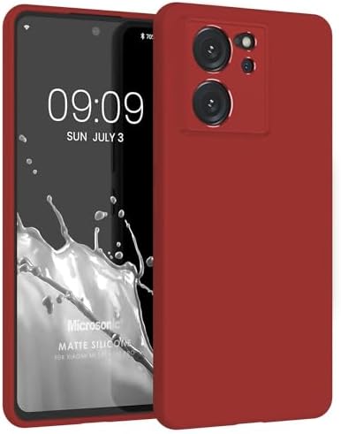 Alternative view of Silicone Mi 13T için Kılıf Kırmızı [Mi 13T ile Uyumlu Kılıf - Kırmızı]