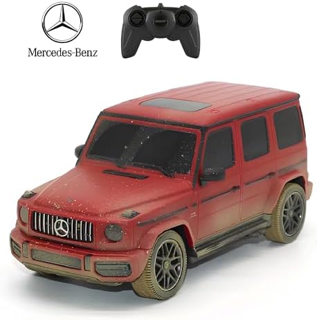 2.4GHz Uzaktan Kumandalı 1:24 Ölçek Benz AMG G63 Muddy Araba Çamurlu Off-Road Jeep