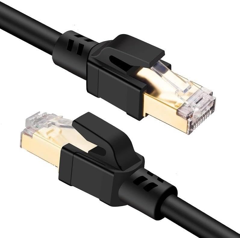 PX-5214 1 Metre Cat8 Kablo, 10Gbps S/ftp 600MHz Yüksek Hızlı cat8 internet Kablosu