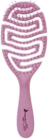 Açma Tarama Üç Boyutlu Geri Dönüştürülebilir Saç Fırçası Pembe - 30