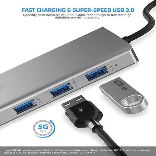 Alternative view of 12in1 Station 2 Adet HDMI Uyumlu 1000 Mbps 4K USB C Adaptörü USB 3.0 VGA Pd Için Pro Tipi C Docking Dizüstü Yer Yapma Istasyonları Type-C Adaptör ZR610