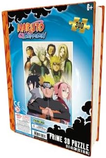 Alternative view of 3D - Shippuden - 300 Parça Puzzle - Metal Kutu