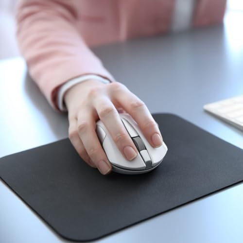 Mouse Pad, 29x24 ve 24x20 cm Ofis Tipi, Küçük ve Orta Boy, Kaymaz Taban, Pürüzsüz Yüzey, Baskısız Tip Masa Koruyucu, Ergonomik Mouse Ped (Orta Boy 29x24 cm)