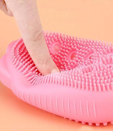 Süngerli Silikon Banyo Kesesi, Silikon Peeling Lifi, Köpürtücü Silikon Banyo Kese